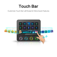MiraBox N4 Pro RGB Stream Deck avec écran tactile, boutons et hub USB