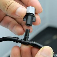 4 7mm Barbed Tee Micro Tube Branch Connector Balkon Tuin Druppelfitting Fruit Groente Planten Waterleiding Tee Accessoire
