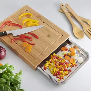 كتلة مضرب أحجية غير مسموعة ، طاولة Cocina نفايات وتريد عداد اللفة ، جزار نهاية الخيزران للمطبخ - Product Image 1