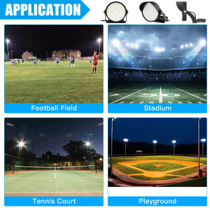 Lumière de parking LED NGT 600W 15 ° /25 ° 40 ° /60 °   Projecteurs de sécurité extérieurs 90000LM 277~480V IP65 pour stades, zones sportives et commerciales - Product Image 6