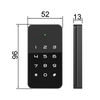 Qidots combinaison sans clé électronique numérique casier tiroir serrure Codes programmables clavier tactile armoire serrure pour salle de sport