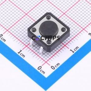 TS-1245HK Tactile <b>Switch</b> Through hole Component (THT)-4P,12x12mm <b>Switch</b> 2.5N 12mm 12mm 4.5mm - Product Image 1