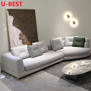 Sofá Esquinero de Cuero Italiano U-best, Combinació<span class=keywords><strong>n</strong></span> de Sofá, Canapé, Divá<span class=keywords><strong>n</strong></span>, Kanepe, Bankstel, Sofy, Muebles para Sala de Estar - Product Image 4