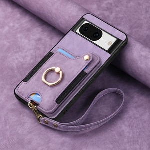 Funda para Tarjetas de Crédito con Anillo para Google <span class=keywords><strong>Pixel</strong></span> 8/9 <span class=keywords><strong>Pro</strong></span>, Funda Protectora con Cordón para iPhone 15 - Product Image 5