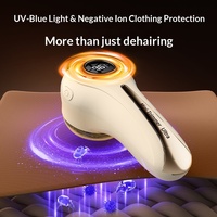 Rasoir anti-bouloches rechargeable en ABS avec affichage numérique transfrontalier et lumière UV bleue pour usage domestique et élimination des bouloches des pulls