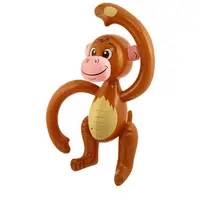 Jouet cheval gonflable en PVC, 4 pièces, Animal singe, pour enfants, nouveau
