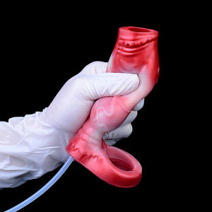 NNSX動物ペニススリーブ赤い色男性人工棒射精ペニススリーブ男性のための柔軟な大人のおもちゃ - Product Image 3