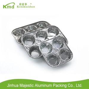 Vendita diretta in fabbrica Mini stampo da forno torta di latta foglio di <span class=keywords><strong>alluminio</strong></span> crostata tazza di uova per uso domestico torta in <span class=keywords><strong>alluminio</strong></span> Mini tortiera - Product Image 6