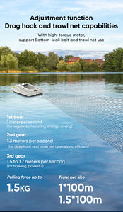 Ferngesteuertes Futterboot mit Automatischer Rückkehrfunktion 12V 2x15600mAh Akkus 100 GPS-Punkte IP67 Wasserdicht Staubdicht Ferngesteuertes GPS-Köderboot - Product Image 6