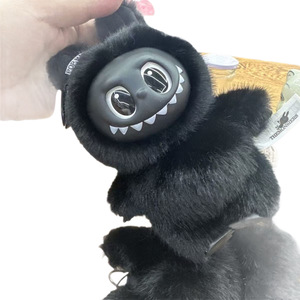 Llavero de Peluche Monstruo Negro Bubu, Juguete Adorable, Decoración Creativa, Regalo para Niños, Unisex, 1584 cm, Relleno de Algodón PP - Product Image 5