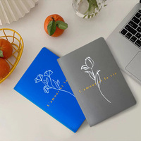 Cuaderno personalizado con diseño de flores de esquina redonda, libreta con impresión a todo Color, diario de bolsillo, gran oferta