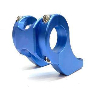 Piezas <span class=keywords><strong>de</strong></span> Aluminio Anodizado, Piezas <span class=keywords><strong>de</strong></span> <span class=keywords><strong>Mecanizado</strong></span> CNC, Soporte <span class=keywords><strong>de</strong></span> Aluminio para Motocicleta, Montaje Directo para Barras <span class=keywords><strong>de</strong></span> 31.8mm - Product Image 2