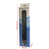 Présentateur sans fil avec pointeur laser rouge, stylo de retournement de page, contrôle du volume, présentation PPT, USB 2.4GHz, télécommande pour PowerPoint, souris