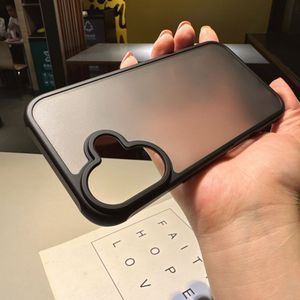 Funda de Silicona Negra Mate para Teléfono 16 Plus, Cubierta Protectora de TPU Suave, Fundas Móviles Antigolpes para Ip 16 Pro Max - Product Image 3