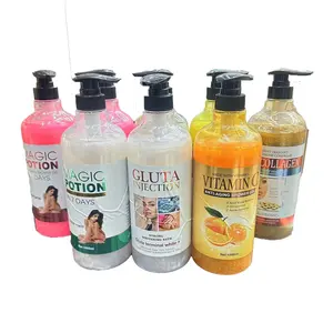 Nhà Máy Bán buôn 1000ml chất tự nhiên tám màu sắc của làm trắng và giữ ẩm Gel tắm da