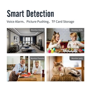 Cámara de Seguridad Inalámbrica IK 2MP 2.4G 5G Dual Wifi, Fabricante Original, Seguimiento Automático en Interiores, Cámara de Seguridad Inteligente con Luz WiFi - Product Image 2
