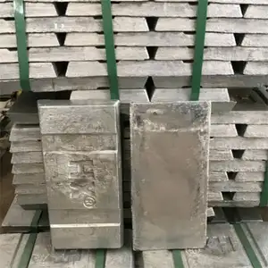 Stock en vrac disponible de lingots de zinc métal lingot de zinc pur 99.99% 99.995% lingots de zinc aux prix de gros