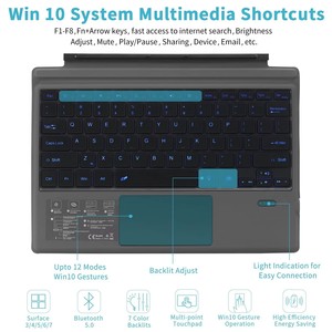 Custodia Universale per Tablet 10.1 Pollici con <span class=keywords><strong>Tastiera</strong></span> <span class=keywords><strong>Wireless</strong></span> <span class=keywords><strong>Bluetooth</strong></span> in Pelle PU - Product Image 3