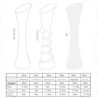Vase à fleurs moderne en verre transparent avec ouverture biseautée, pour une seule tige, idéal pour les mariages, les fêtes et la décoration de table.