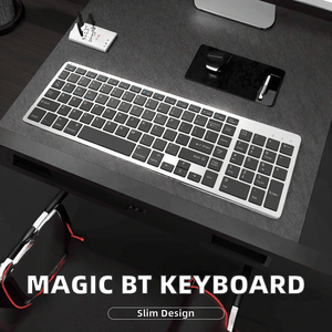 Support d'ordinateur portable en aluminium personnalisé de haute qualité <span class=keywords><strong>Magic</strong></span> Wireless BT Cordless <span class=keywords><strong>Keyboard</strong></span> Mini USB Optical Silent Office Mac English - Product Image 3