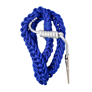 High Quality Uniform Braided <b>Cord</b> Rope Braided Rope Wholesale price Custom Aiguillettes Uniform Braided Rope - Product Image 6
