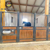 Panneaux avant de box pour chevaux en bambou permanent JH, équipement pour écuries