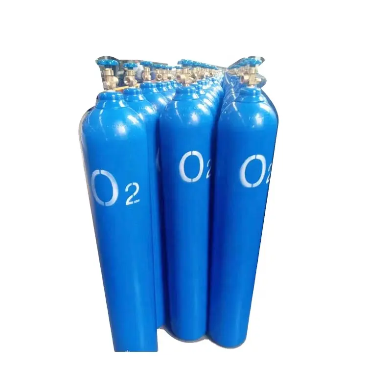 Approvisionnement d'usine à usage médical O2 prix bouteille de gaz oxygène 40L 50L