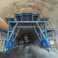 Chariot de pulvérisation innovant et économique pour tunnels avec système de contrôle hydraulique, garantie 1 an et service d'entretien