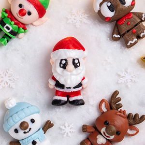 Figuras Navideñas <span class=keywords><strong>en</strong></span> Miniatura al por Mayor, Impresas <span class=keywords><strong>en</strong></span> 3D, Santa, <span class=keywords><strong>Grinch</strong></span>, Hombre de Nieve de Jengibre, para Minoristas, Decoración Navideña DIY, Manualidades - Product Image 6