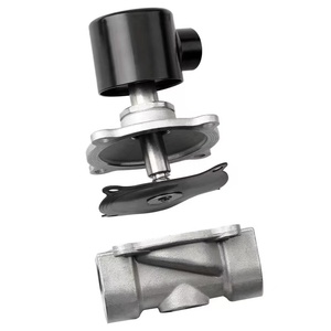 220V AC Elektrische hoogdebiet koperen magneetklep IP65 Tweeweg voor water en perslucht - Product Image 5