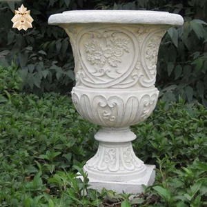 Chậu hoa đá cẩm thạch tự nhiên lớn, giá rẻ, chạm khắc thủ công, trang trí sân vườn ngoài trời - Product Image 5