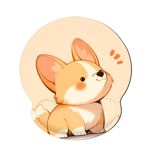 <span class=keywords><strong>Tapis</strong></span> <span class=keywords><strong>de</strong></span> <span class=keywords><strong>souris</strong></span> ergonomique 3D <span class=keywords><strong>de</strong></span> dessin animé en silicone <span class=keywords><strong>Kawaii</strong></span> Corgi imprimé personnalisé en gros avec repose-poignet pour le bureau ou la maison - Product Image 2