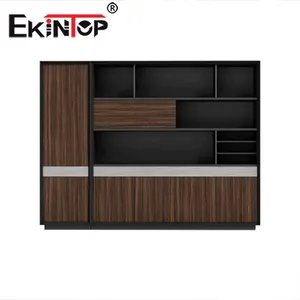 Gran oferta, mueble de oficina de diseño moderno, archivador de madera