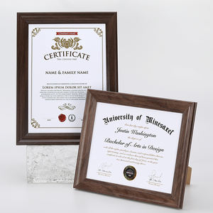 フォトフレーム壁と卓上ディスプレイプラスチックウッドPS紙素材タイプ写真フレーム - Product Image 2