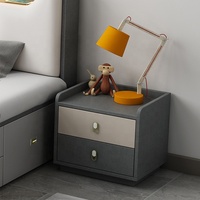 Meubles modernes gain de place chambre à coucher fonctionnel boisé simple double rangement lits jumeaux en bois