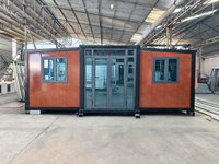 Prix usine Conteneur extensible préfabriqué 40ft 20ft, Mini-hôtel, Bungalow, Maison, Villa avec Salle de bain, Cuisine, Design moderne