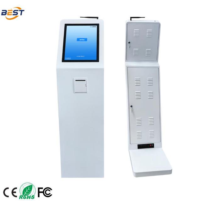 BEST 17-inch Touch Screen Self-Service Kiosk for Hospital Fastfood Banking Government Queue Management Token OEM ODM Floor/Wall