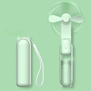 Portable <b>Mini</b> Fan <b>USB</b> Rechargeable 3-speed Adjustable Foldable Handheld Suitable for Women Travel Outdoor Use - Product Image 1