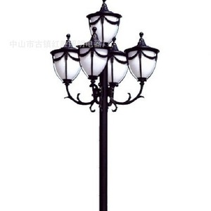 Traditional European Cast Iron Garden Lamp <b>Led</b> <b>Light</b> Source A19 Semi Flush Mount Outdoor Lighting - Product Image 4