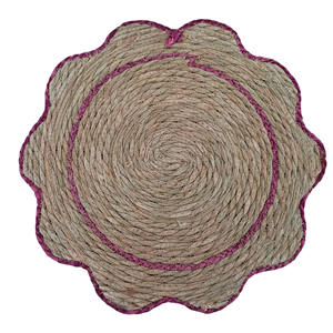 Tovaglietta Rotonda in Fibra di Mais, Diametro 40CM, ROSA - Product Image 1