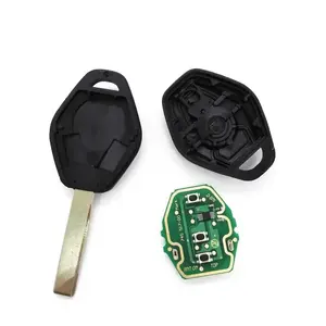 3 Button 433/315MHz Conversion General Straight Remote Car Key no Chip for BMW X3 X5 E38 E39 E46 EWS System