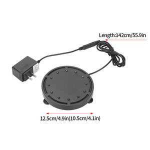 Lampe à bulles d'air <span class=keywords><strong>LED</strong></span> pour <span class=keywords><strong>aquarium</strong></span> JSD Q9 Q12, 9/12 <span class=keywords><strong>LED</strong></span>, changement de couleur, lumière décorative submersible pour <span class=keywords><strong>aquarium</strong></span>, 90-260V - Product Image 2