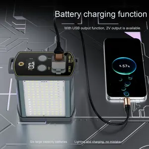 בהירות גבוהה נטענת headlamp סוללה נטענת כותרת צולבת גבול לילה חיצונית דיג עמיד למים עיצוב סוללה ארוכה - Product Image 2