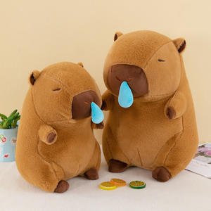 Venta al por mayor: Peluche de capibara de 30/40/50 cm, adorable y sentado, muñeco capibara feo, regalo creativo de cumpleaños para niños - Product Image 5