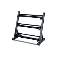 Support de rangement hexagonal robuste à 3 niveaux pour haltères en fer, pour usage domestique et commercial, capacité de 5 à 100 lb