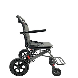 Traveling Elderly Walker Portable Lightweight Folding Manual Wheelchair for the Disabled Take on Airplane - Product Image 1