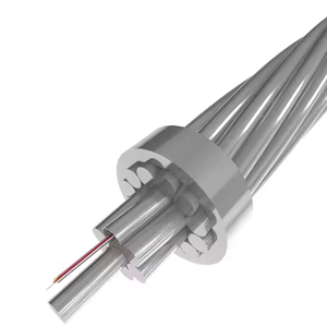 Simplex opgw sợi quang dây nối đất <span class=keywords><strong>4</strong></span>/6/8/12/24 lõi 1km Chiều dài 25 năm bảo hành cho 4G/5G FTTH sợi quang nối vá - Product Image 2