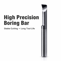 Barre de micro-alésage en carbure monobloc, tige de 4 mm et 6 mm, outil de tournage interne, mini-alésage 1,0 mm, 2,0 mm, 3,0 mm, fraise de profilage CNC pour tour