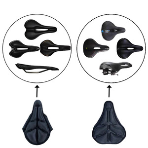 JFT Bicycle Seat Cover Soft <b>Cushion</b> Shock Absorption Inflatable Mountain Bike Saddle Outdoor Folding Comfortable <b>Pad</b> - Product Image 1