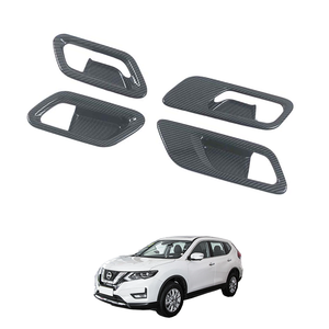 Decoración de cuenco de puerta <span class=keywords><strong>interior</strong></span> ABS de fibra de carbono para coche para <span class=keywords><strong>Nissan</strong></span> <span class=keywords><strong>Qashqai</strong></span> <span class=keywords><strong>2023</strong></span> embellecedor <span class=keywords><strong>Interior</strong></span> - Product Image 1